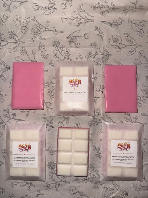 Raspberry and sandalwood snap bar
