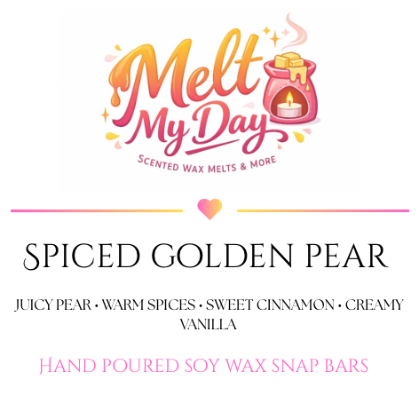 Spiced Golden Pear snap bar