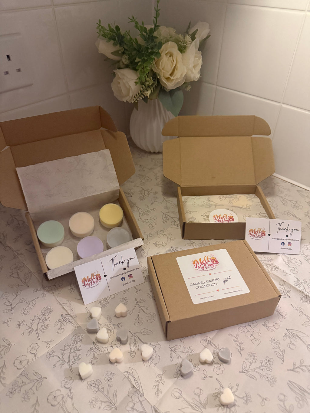 Calm & Comfort Collection - Box of 6 Wax Melts