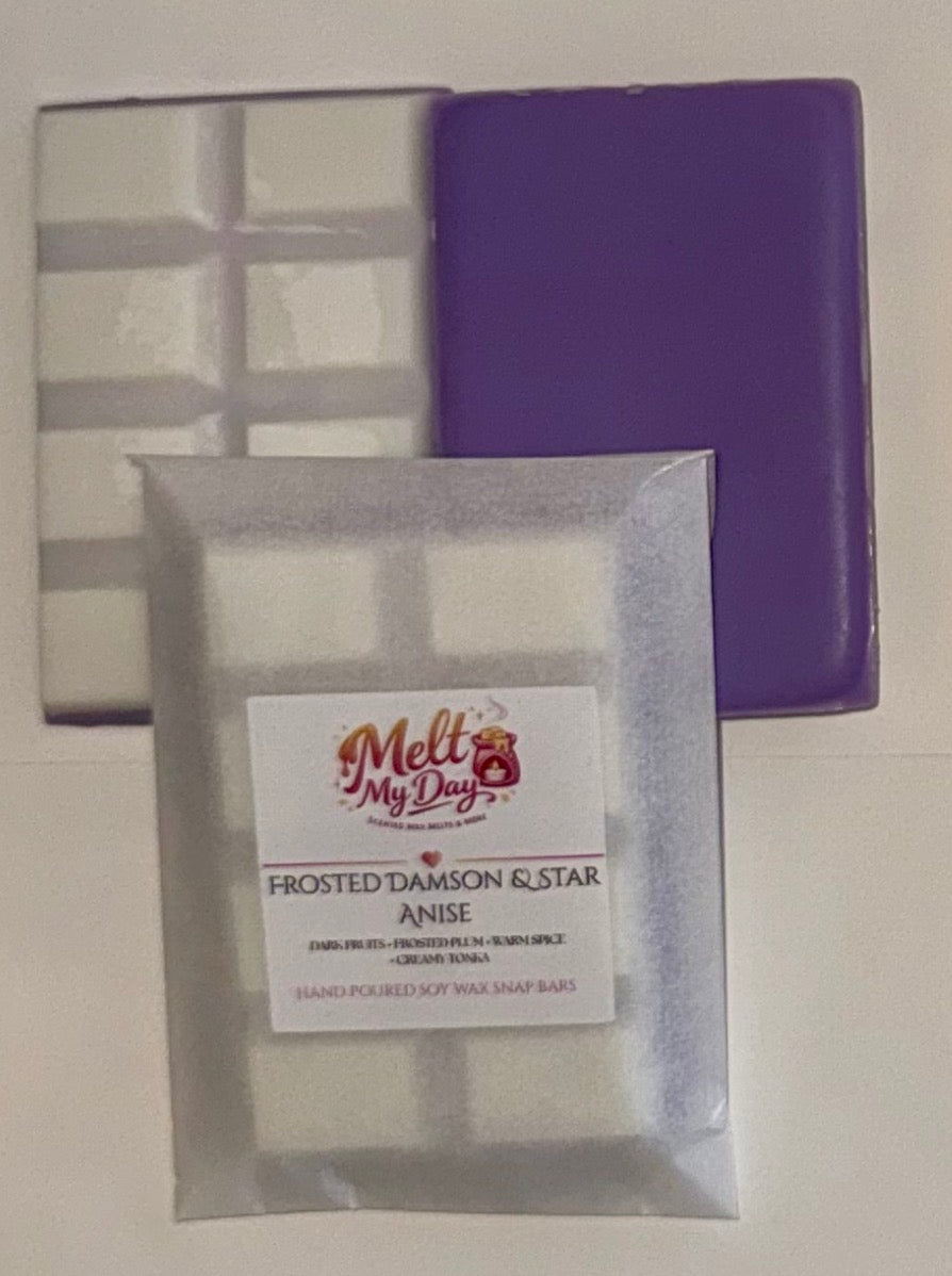 Frosted Damson & Star Anise snap bar