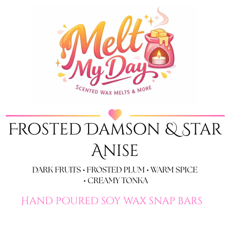 Frosted Damson & Star Anise snap bar